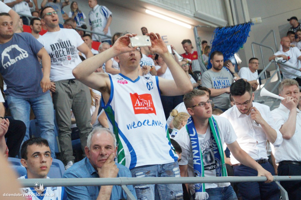 Kibice na meczu Anwil - Energa Czarni