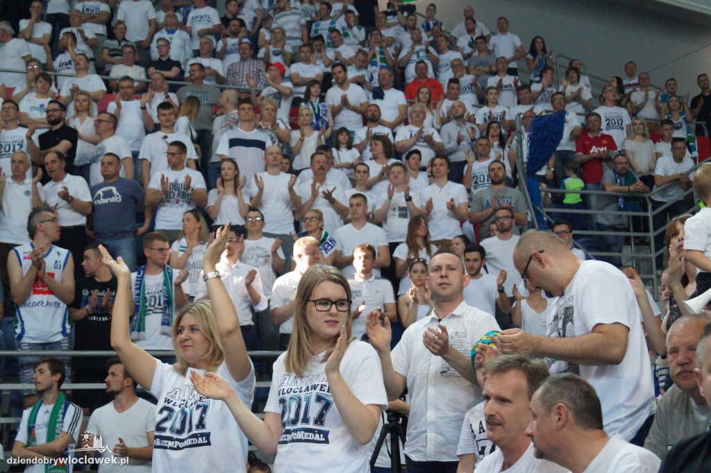 Kibice na meczu Anwil - Energa Czarni