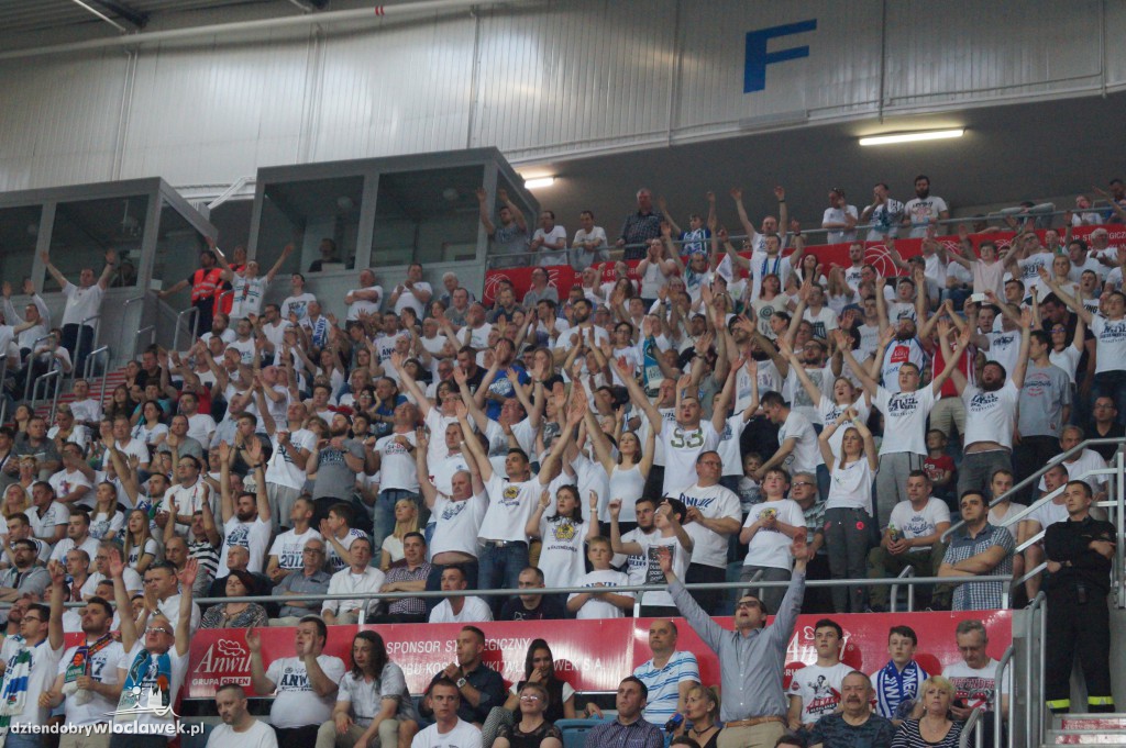 Kibice na meczu Anwil - Energa Czarni