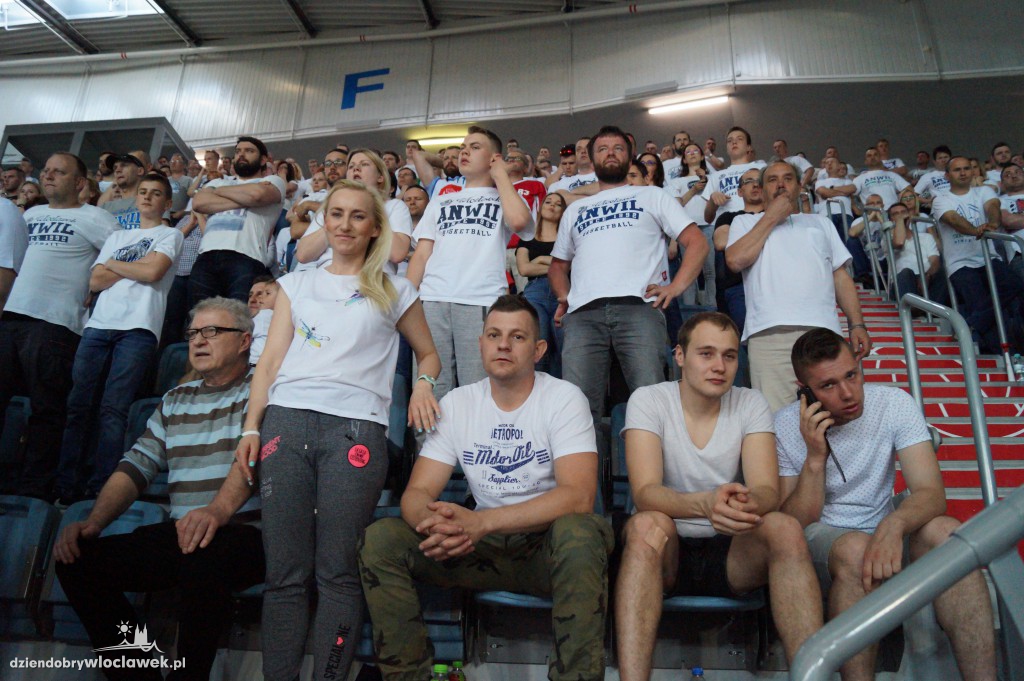 Kibice na meczu Anwil - Energa Czarni