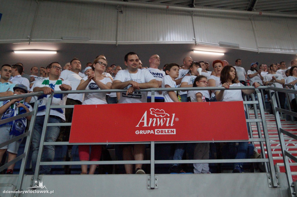 Kibice na meczu Anwil - Energa Czarni