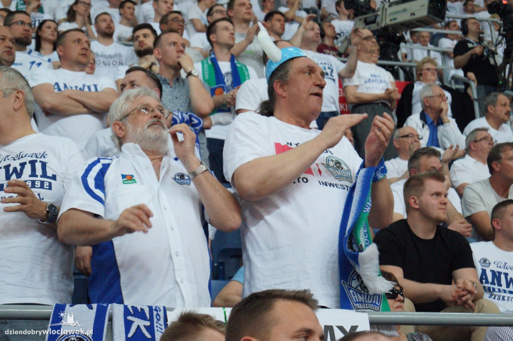 Kibice na meczu Anwil - Energa Czarni