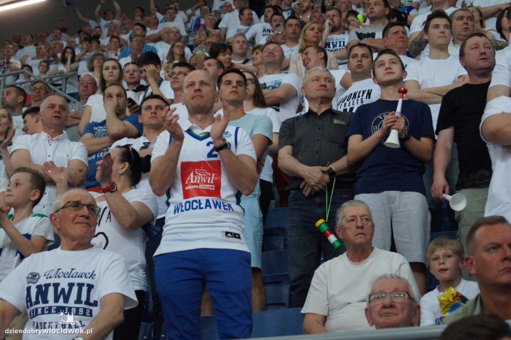 Kibice na meczu Anwil - Energa Czarni