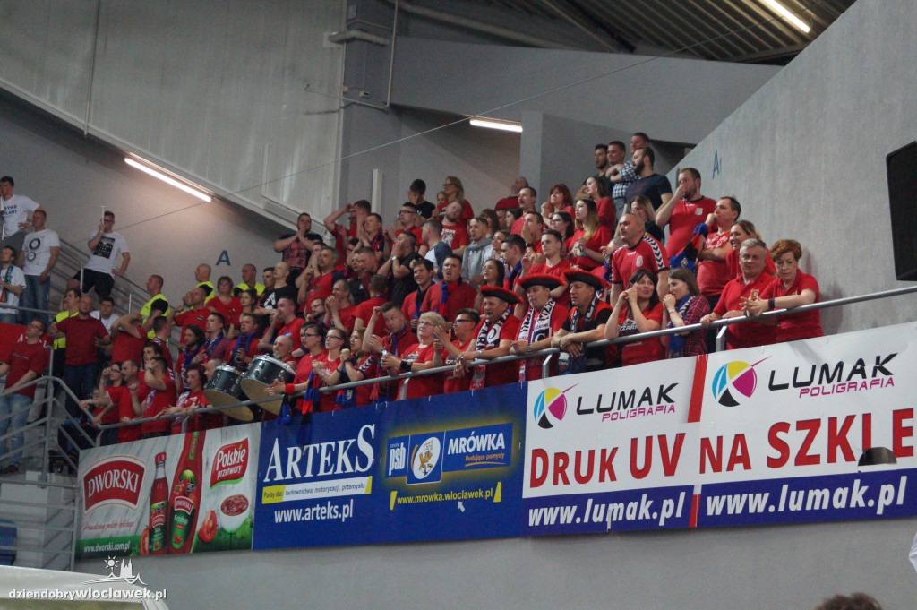 Kibice na meczu Anwil - Energa Czarni