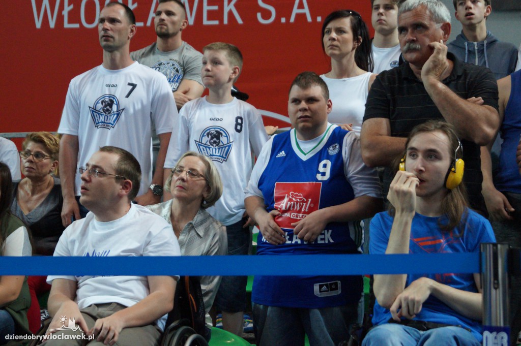 Kibice na meczu Anwil - Energa Czarni