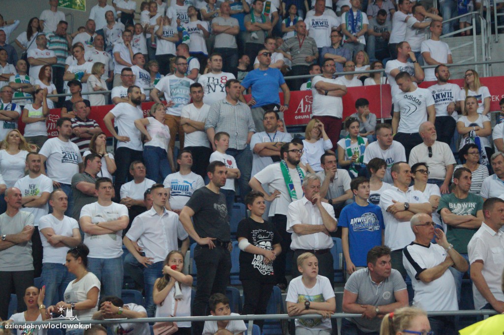 Kibice na meczu Anwil - Energa Czarni