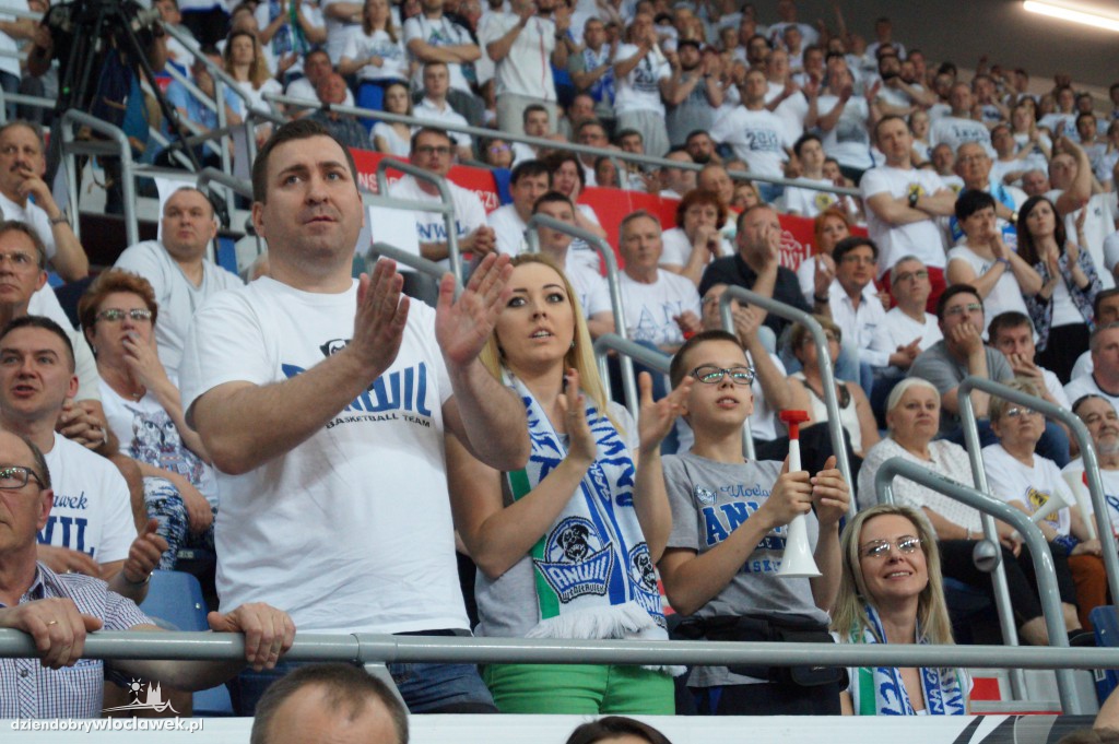 Kibice na meczu Anwil - Energa Czarni