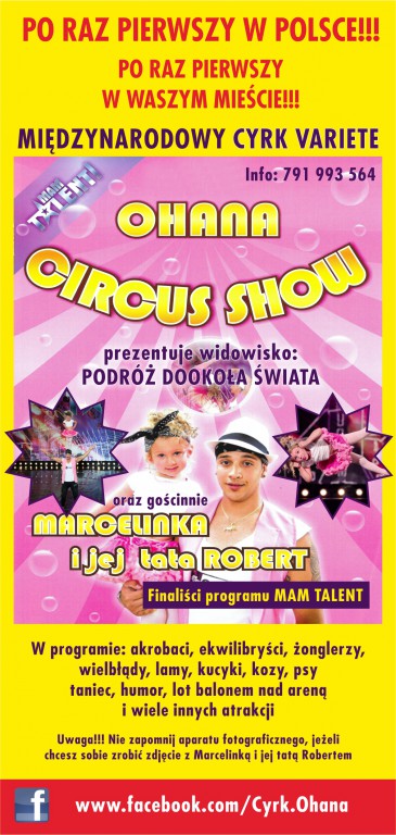 Cyrk Variete Ohana niedługo we Włocławku!