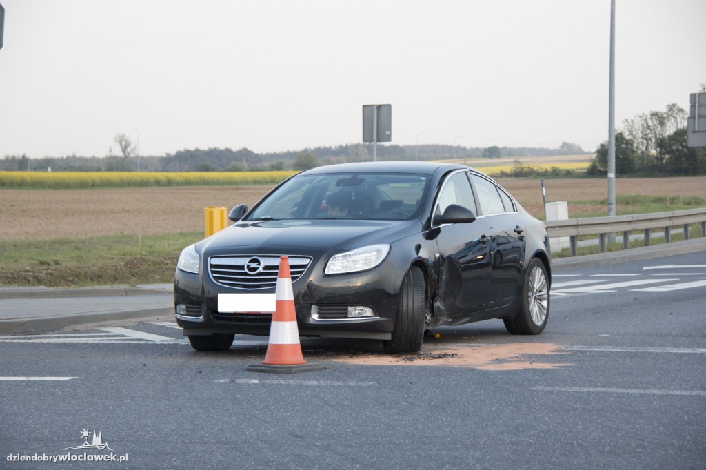 Wypadek samochodowy z udziałem motocyklisty