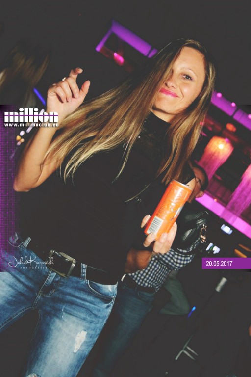 Sobotnia impreza w klubie Million