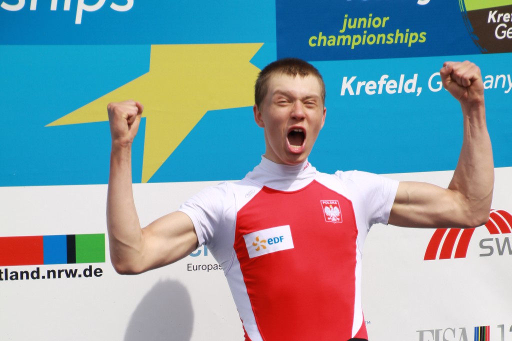 Fabian Barański z medalem ME Juniorów