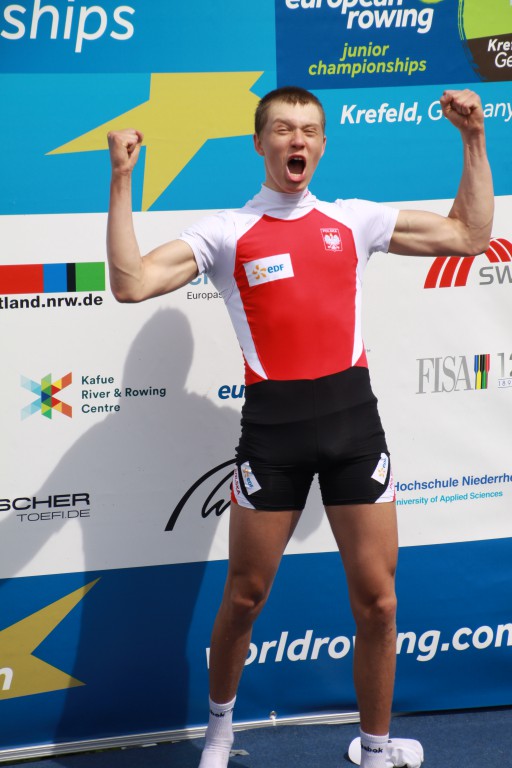 Fabian Barański z medalem ME Juniorów