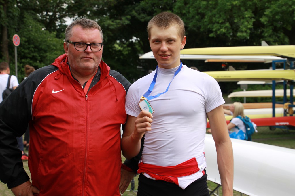 Fabian Barański z medalem ME Juniorów