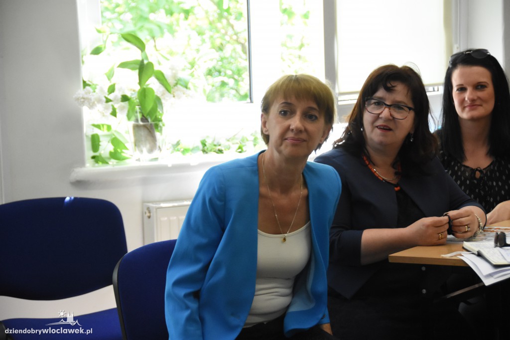 Olga Bończyk spotkała się z nauczycielami
