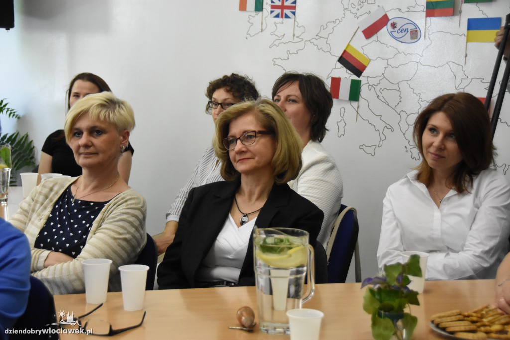 Olga Bończyk spotkała się z nauczycielami