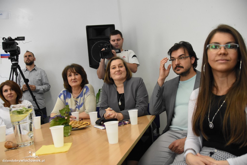 Olga Bończyk spotkała się z nauczycielami
