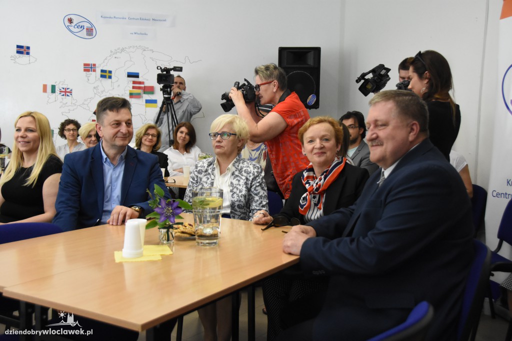 Olga Bończyk spotkała się z nauczycielami
