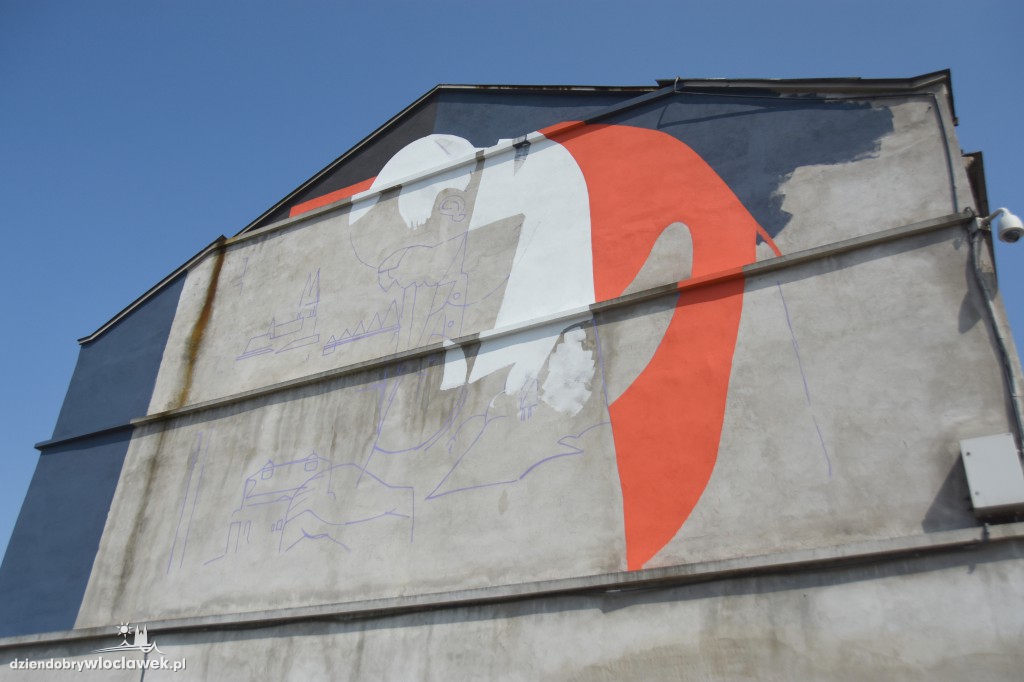 Tak powstaje mural przy bulwarach