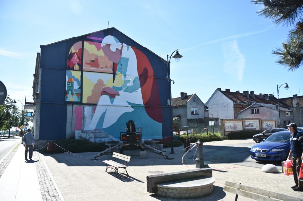 Mural na bulwarach prawie gotowy
