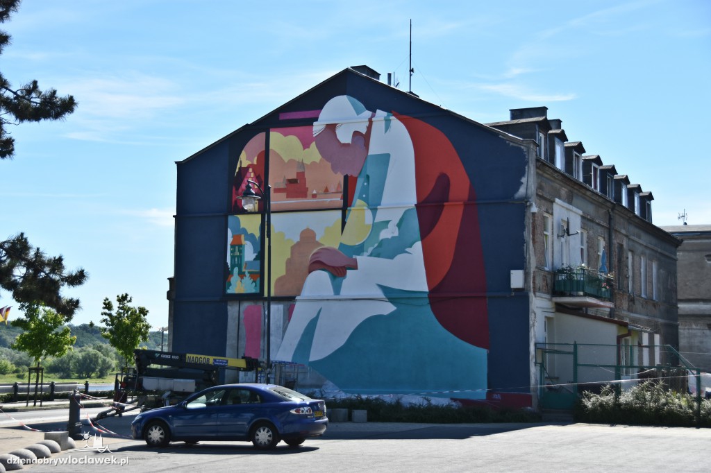 Mural na bulwarach prawie gotowy