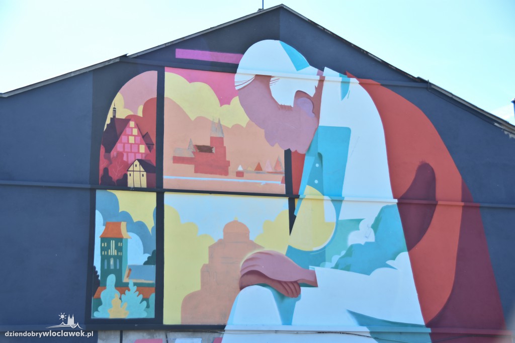 Mural na bulwarach prawie gotowy