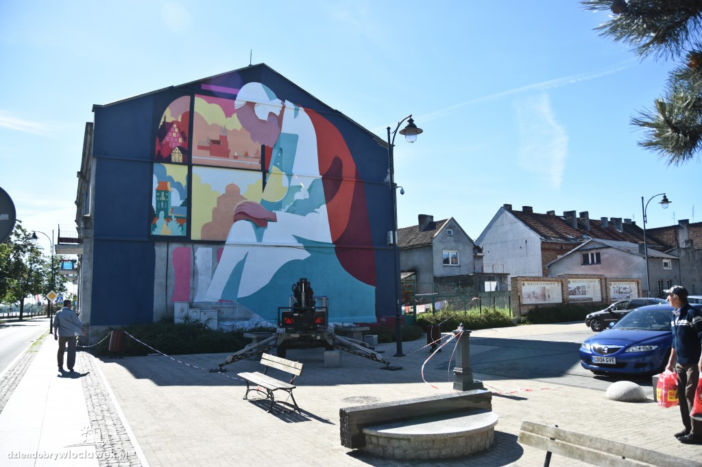 Mural na bulwarach prawie gotowy