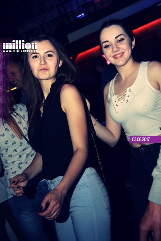 Gorąca sobotnia noc w klubie Million
