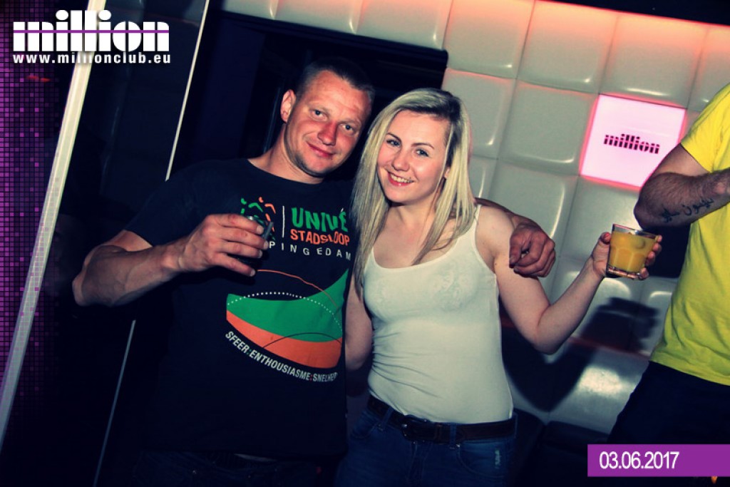 Gorąca sobotnia noc w klubie Million