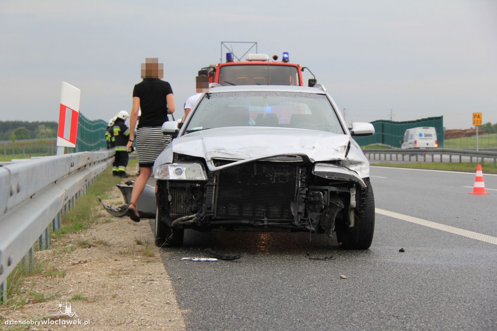 Kolejna Kolizja na autostradzie A1