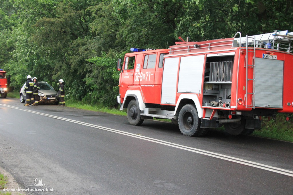 Kierowca nie zapanował nad pojazdem