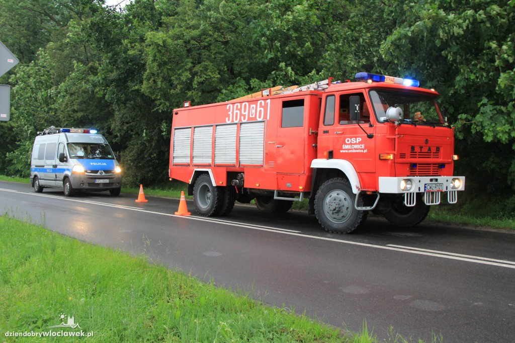 Kierowca nie zapanował nad pojazdem
