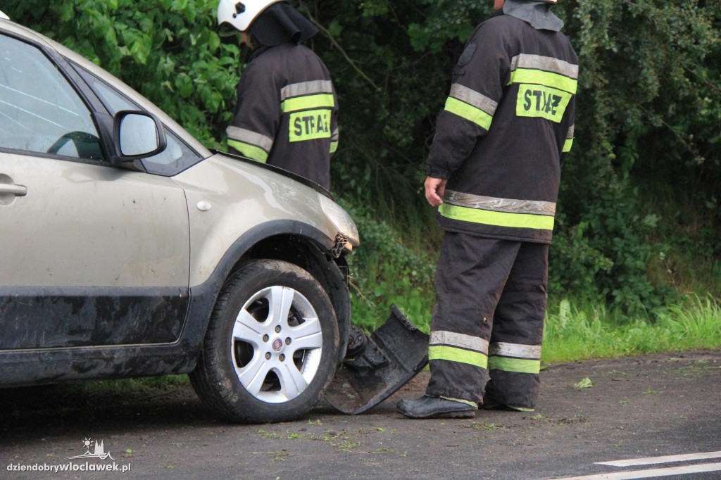 Kierowca nie zapanował nad pojazdem