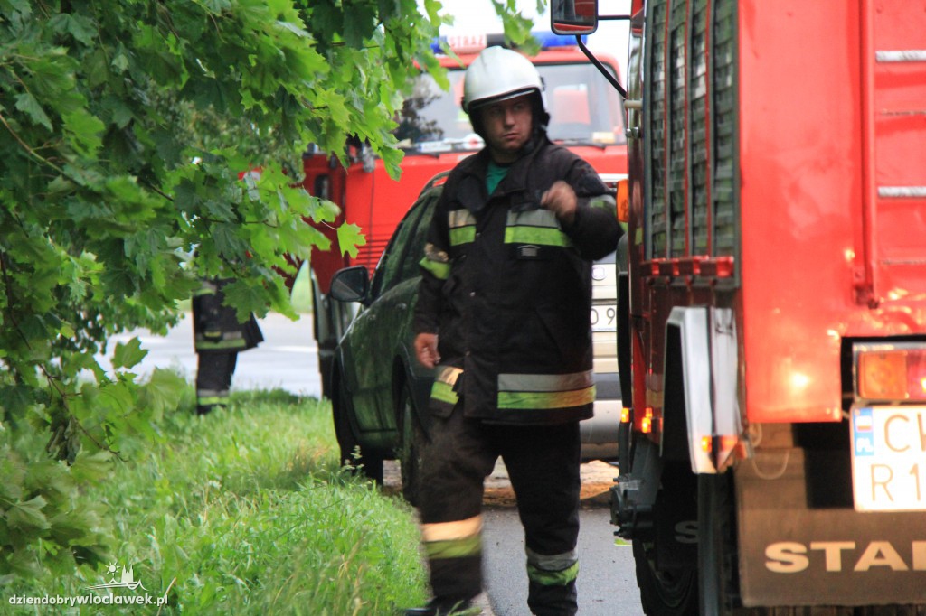 Kierowca nie zapanował nad pojazdem