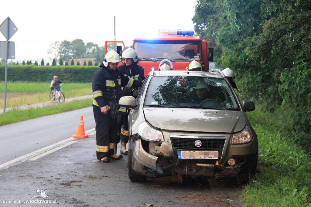 Kierowca nie zapanował nad pojazdem
