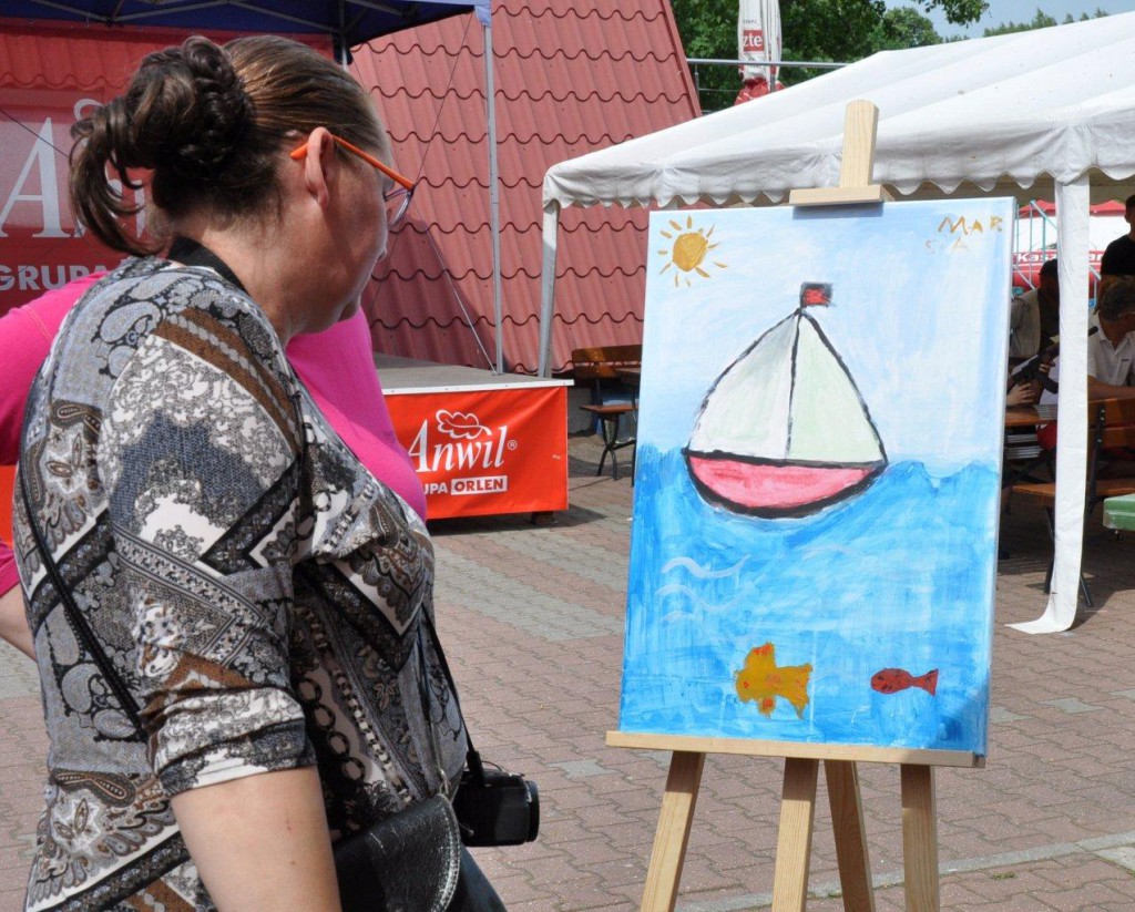 Plener malarski w Marinie Zarzeczewo