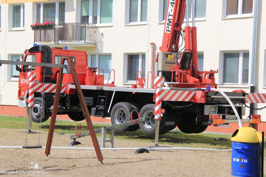 Pożar mieszkania na Toruńskiej