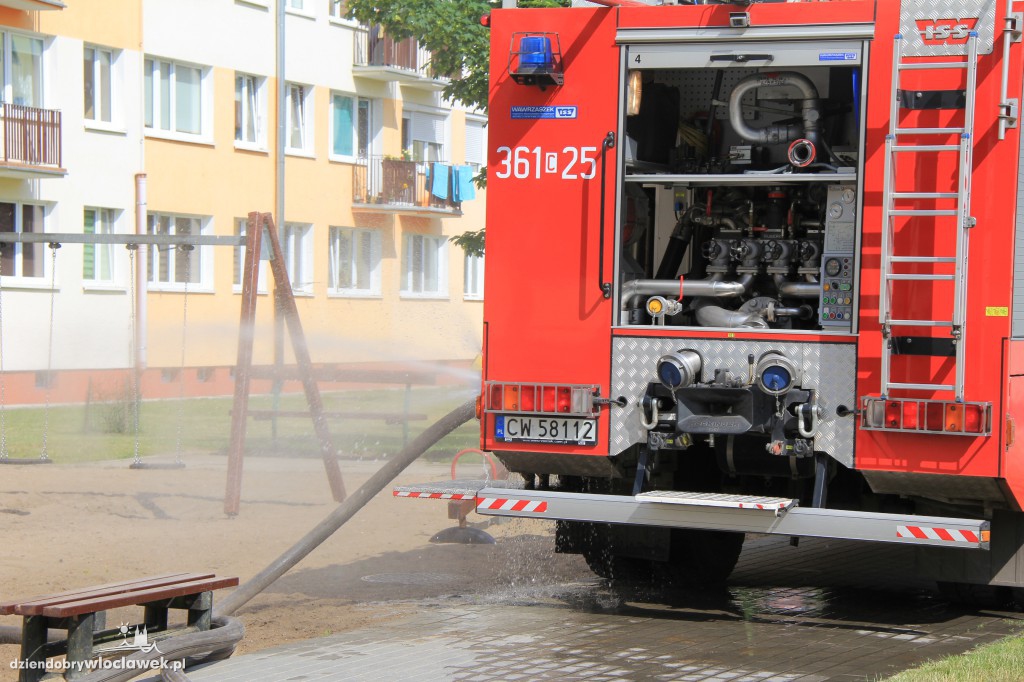 Pożar mieszkania na Toruńskiej