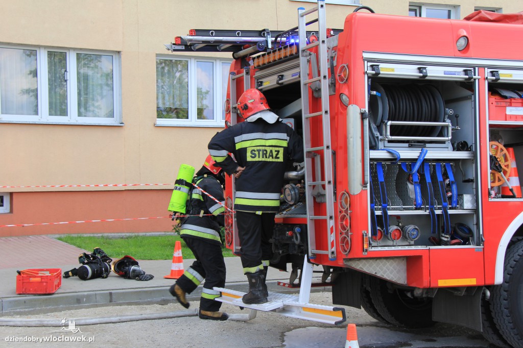 Pożar mieszkania na Toruńskiej