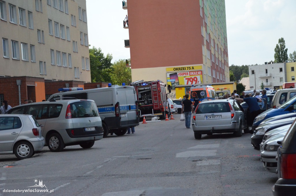 Pożar mieszkania na Toruńskiej