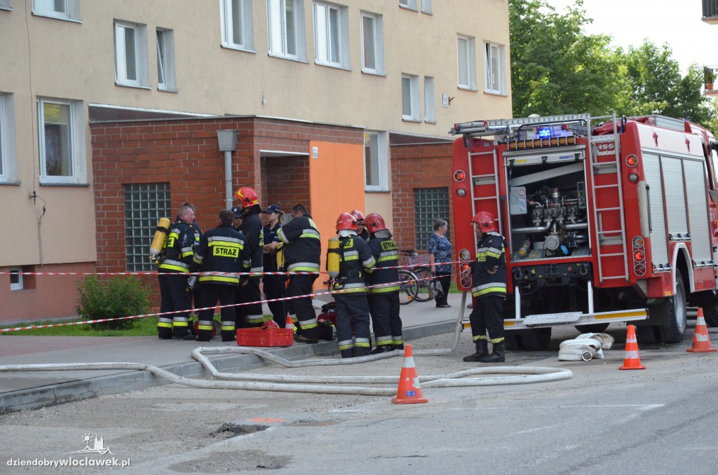 Pożar mieszkania na Toruńskiej