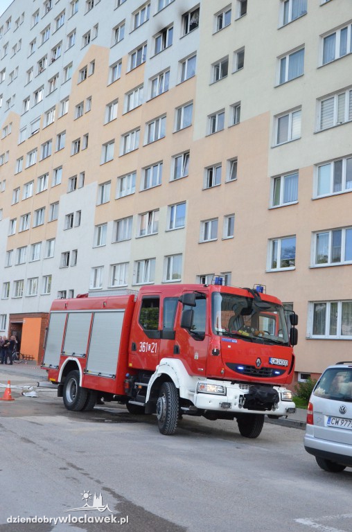 Pożar mieszkania na Toruńskiej