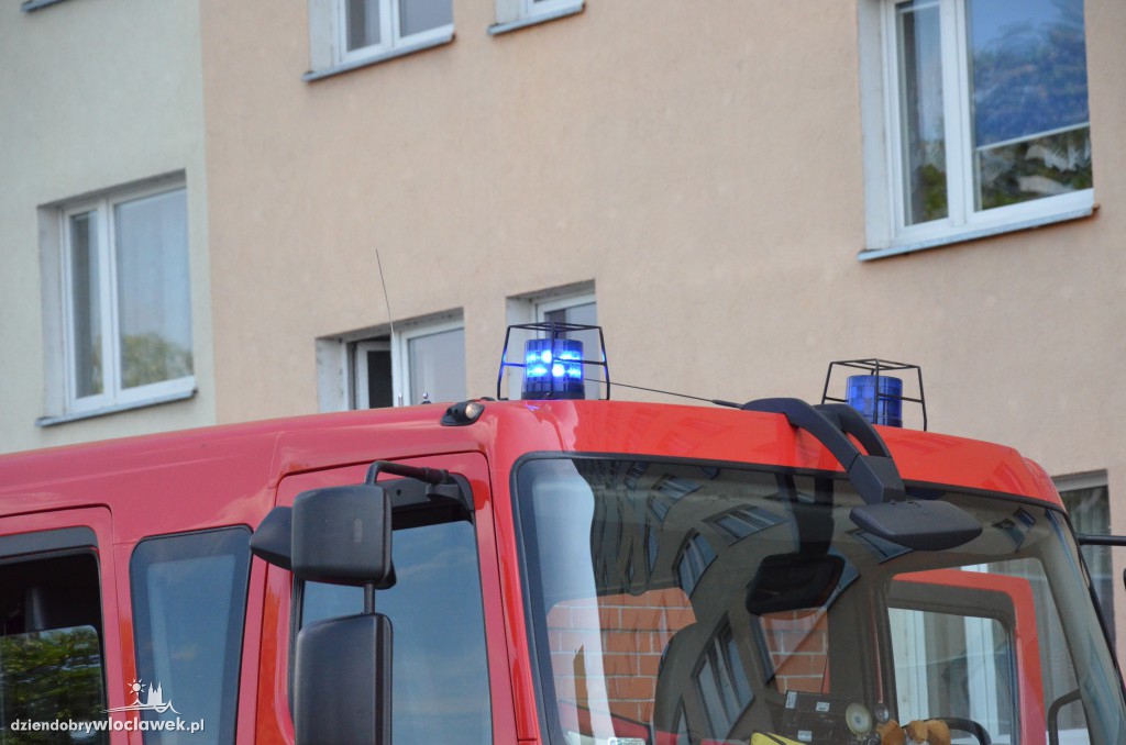 Pożar mieszkania na Toruńskiej