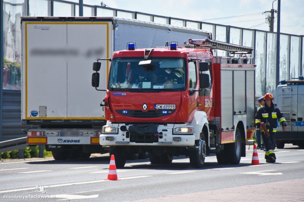 Tir zderzył się z dostawczakiem na DK91