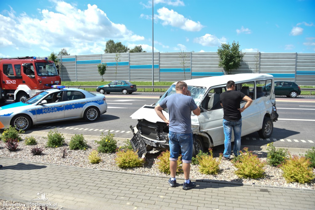 Tir zderzył się z dostawczakiem na DK91