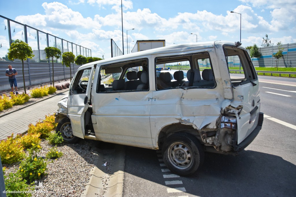 Tir zderzył się z dostawczakiem na DK91