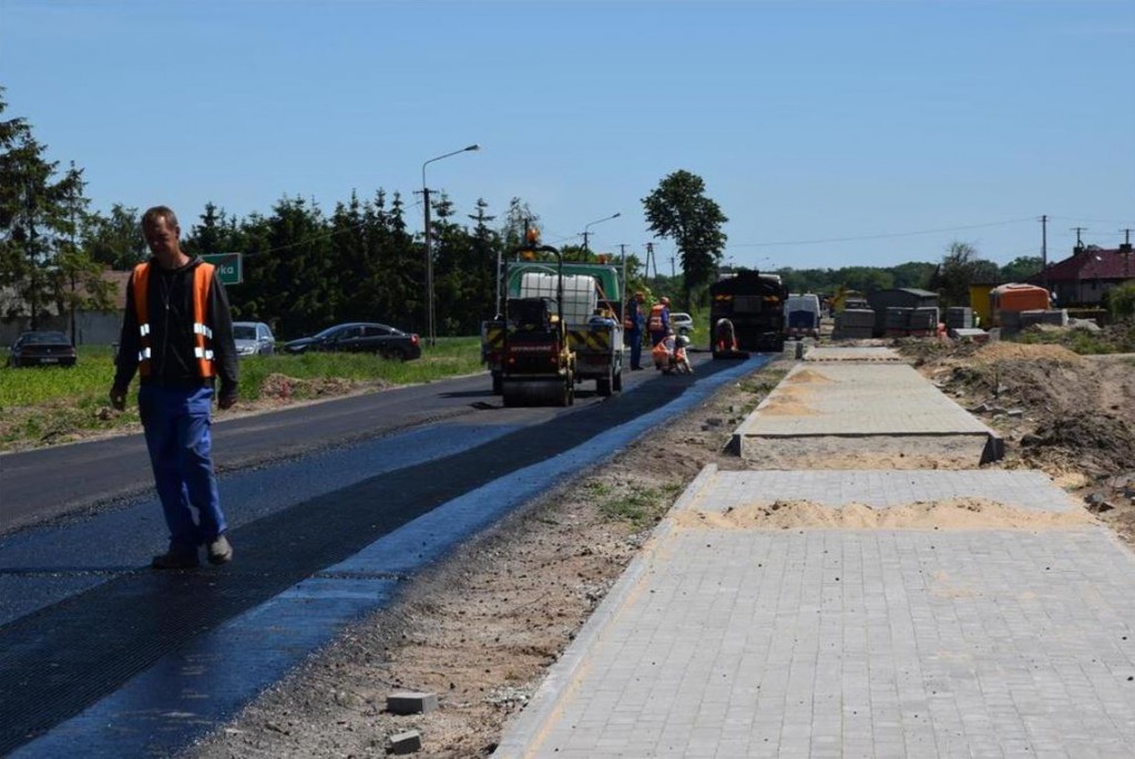 Przebudowa drogi Osięciny-Włocławek