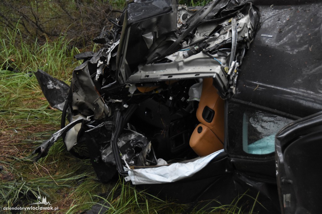Wypadek na DK 91. Dwie osoby w szpitalu