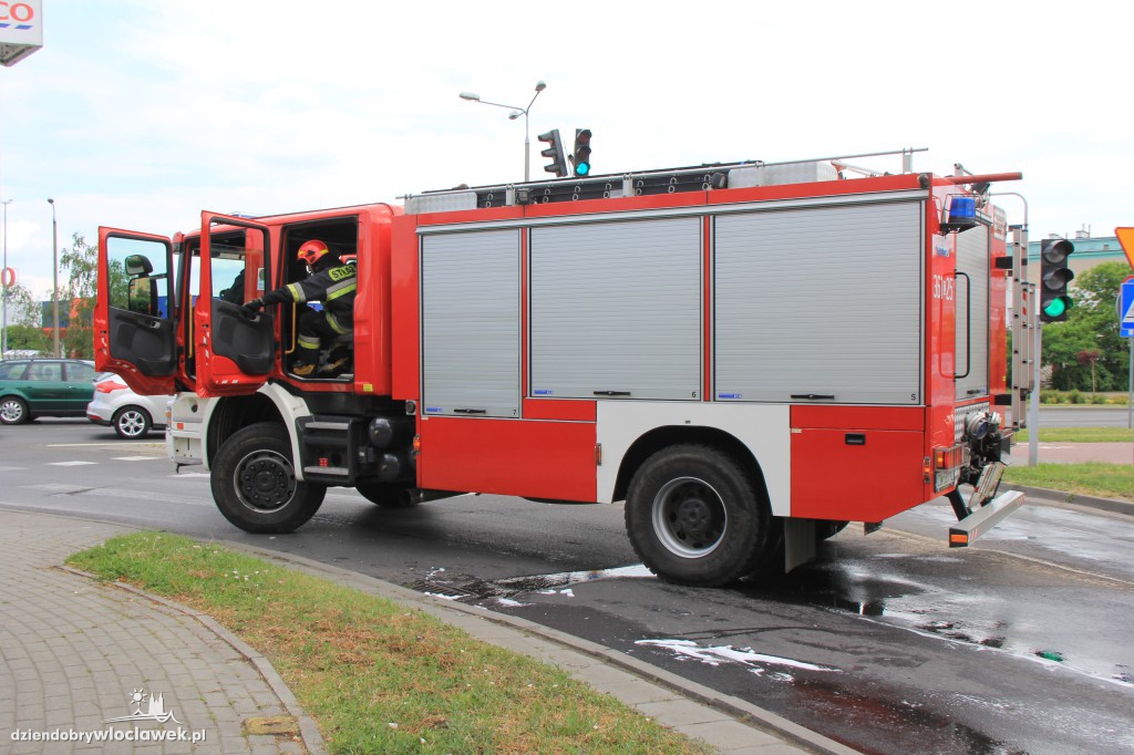 Pożar samochodu przy ul. Planty