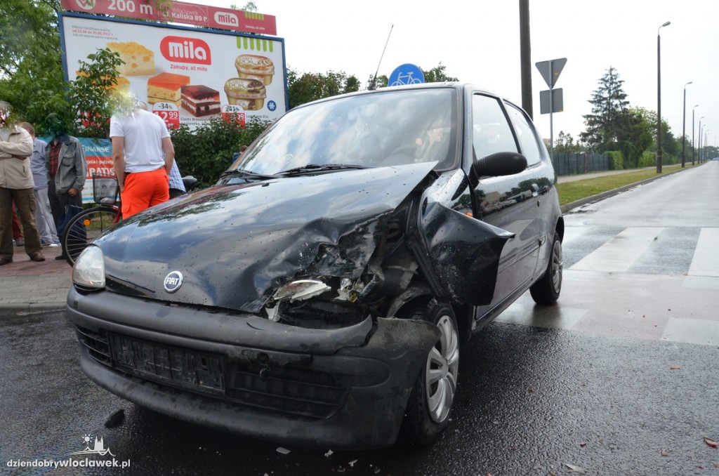 Kolizja 3 aut na Południu
