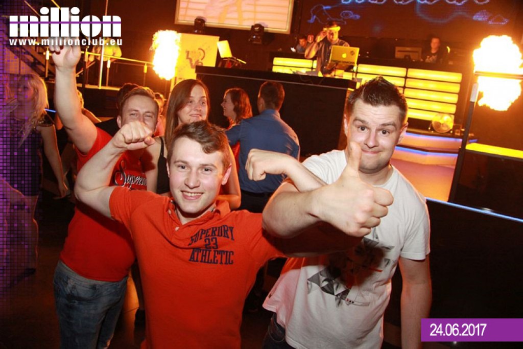 Sobotnie szaleństwo w klubie Million
